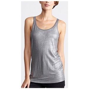 Eileen Fisher Linen Shimmer Tank Top